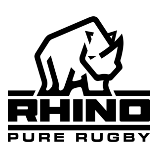 Rhino Pure Rugby Logo PNG Vector