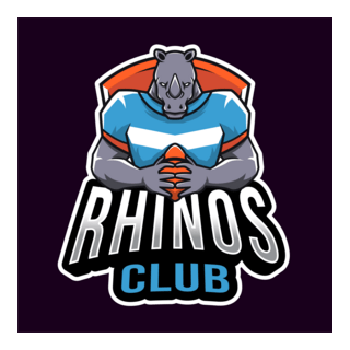 Rhinos club esport Logo PNG Vector