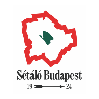 Sétáló Budapest Logo PNG Vector
