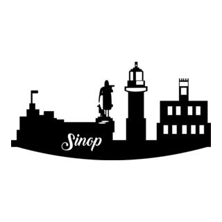 sinop şehir silueti Logo PNG Vector