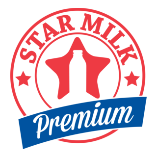 Star Milk Logo PNG Vector