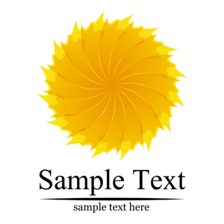 Sun Logo PNG Vector