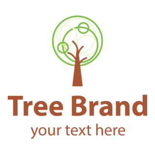 Tree Brand Logo PNG Vector