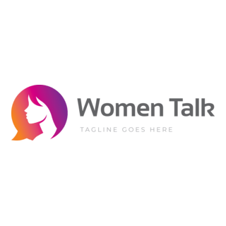 Women Talk Logo PNG Vector