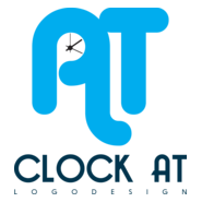 AT Letter Company Logo PNG Vector