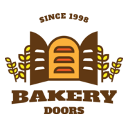 Bakery doors mascot Logo PNG Vector
