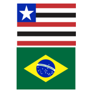 bandeira brasil e Maranhão Logo PNG Vector