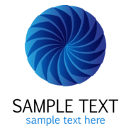 Blue Shape Logo PNG Vector
