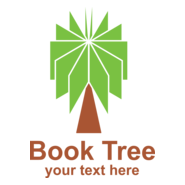 Book Tree Logo PNG Vector