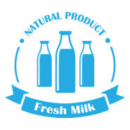 Creative milk Logo PNG Vector