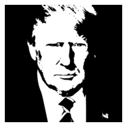 Donald Trump Silhouette Logo PNG Vector