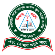 Govt. Mohammadpur Model School & College Logo PNG Vector
