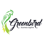 Green bird Logo PNG Vector