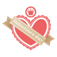 Happy Valentine's Day Logo PNG Vector
