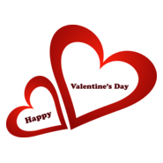 Happy Valentine's Day Logo PNG Vector