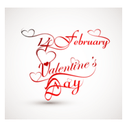 Happy Valentine's Day Logo PNG Vector