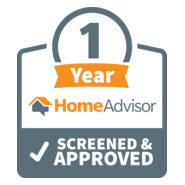 HomeAdvisor 1 Year Screened and Approved Logo PNG Vector