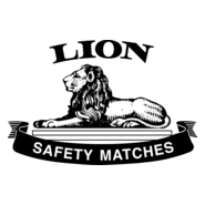 Lion Safety Matches Logo PNG Vector