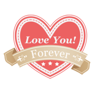 Love You Forever (Valentine's Day) Logo PNG Vector