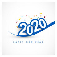 New Year creative 2020 Logo PNG Vector