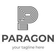 Paragon P Letter Logo PNG Vector