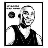 R.I.P Kobe Bryant (Mamba) Logo PNG Vector