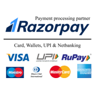 Razorpay with all cards & UPI Logo PNG Vector
