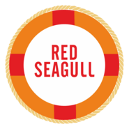Red Seagull Logo PNG Vector