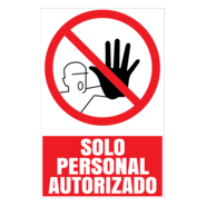 solo personal autorizado Logo PNG Vector