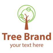 Tree Brand Logo PNG Vector