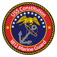 USS Constitution 1812 Marine Guard Logo PNG Vector