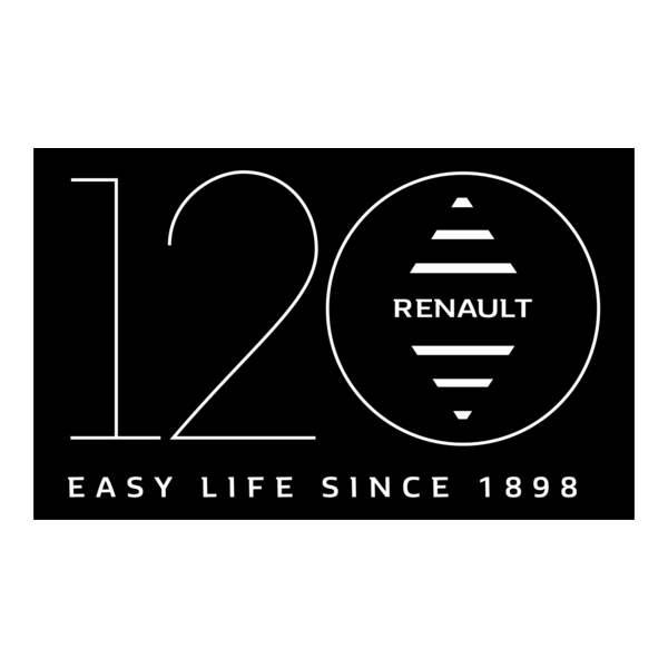 120 YEARS RENUALT Logo PNG Vector
