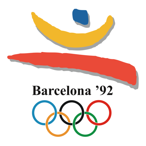 1992 Summer Olympic Games in Barcelona Logo PNG Vector
