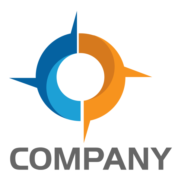 Abstract Compass Logo PNG Vector