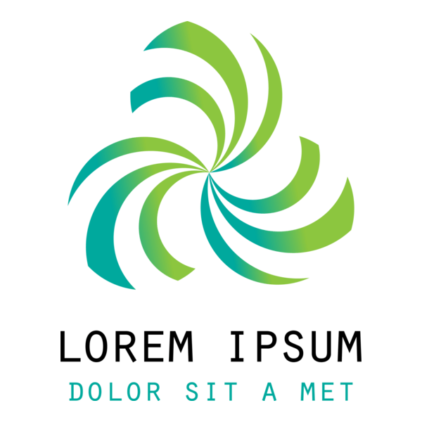 Abstract Line Shape Logo PNG Vector