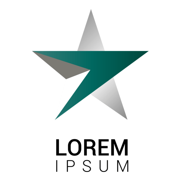 Abstract Star Logo PNG Vector