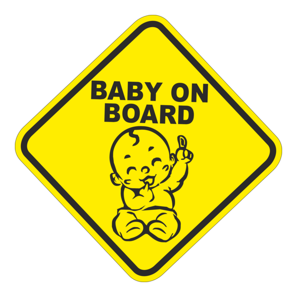 BABY ON BOARD Logo PNG Vector