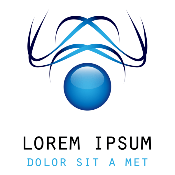 Blue Shape Logo PNG Vector