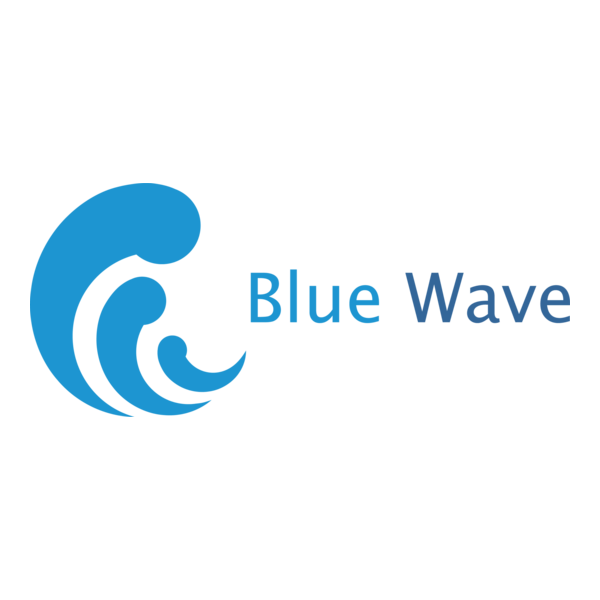 Blue Wave Logo PNG Vector