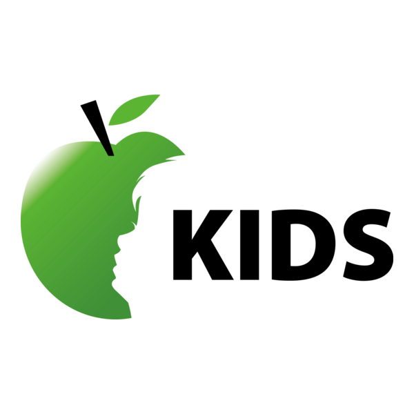 Boy silhouette in the apple Logo PNG Vector