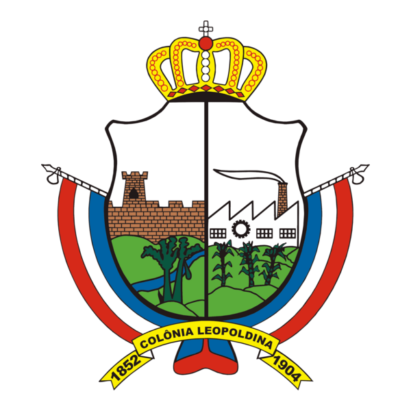 Brasão de Colônia Leopoldina - Alagoas - Brasil Logo PNG Vector