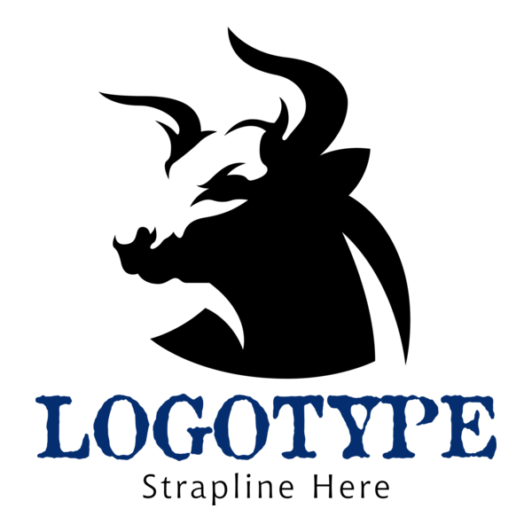 Bull Logo PNG Vector
