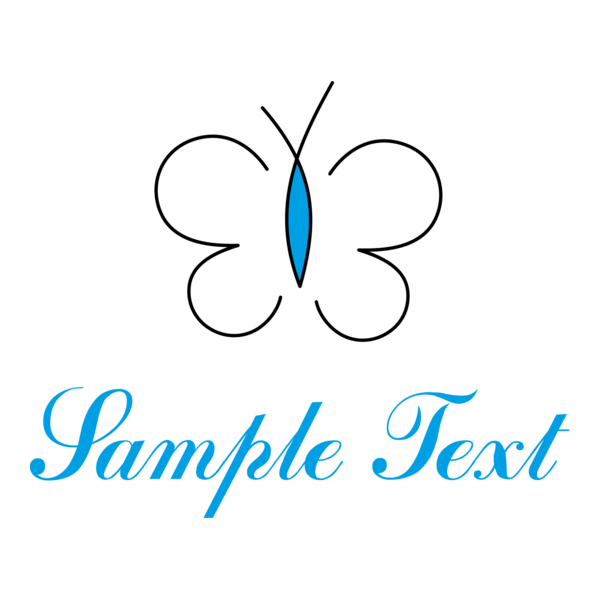 Butterfly Logo PNG Vector