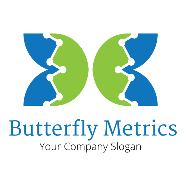 Butterfly Metrics Logo PNG Vector