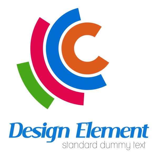 C Letter Design Element Logo PNG Vector