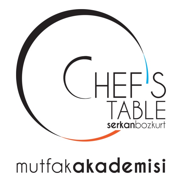 Chef's Table Mutfak Akademisi Logo PNG Vector