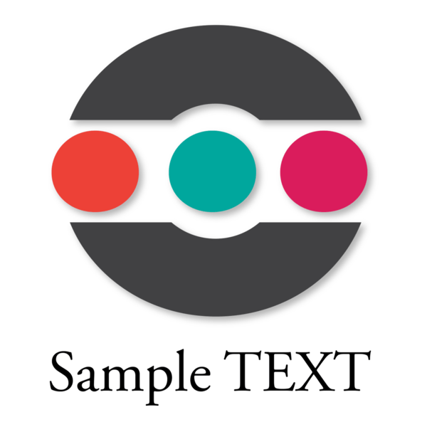 Colorful Balls in the C Letters Logo PNG Vector