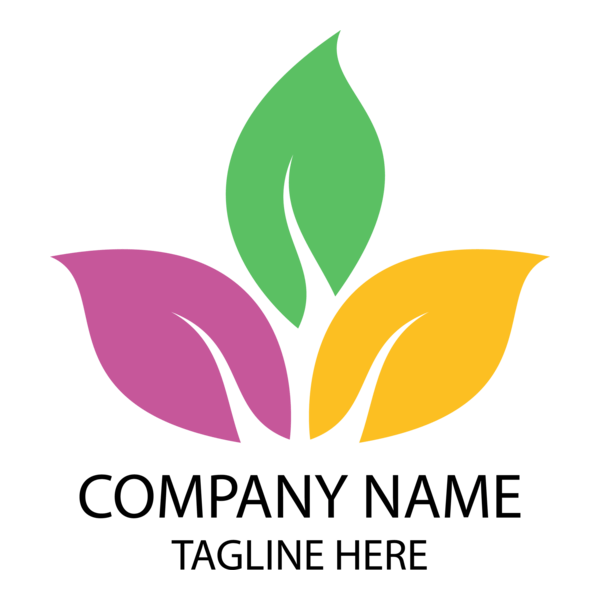 Colorful Flower Logo PNG Vector