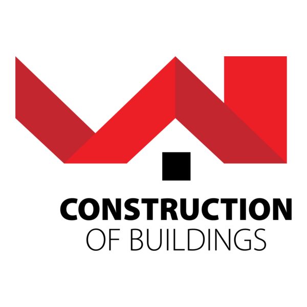 Construction of Buildings Logo PNG Vector
