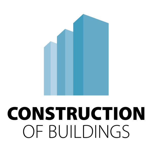 Construction of Buildings Logo PNG Vector